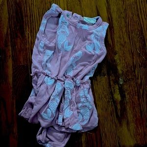 Spearmint love bodysuit with skirt mermaid pattern